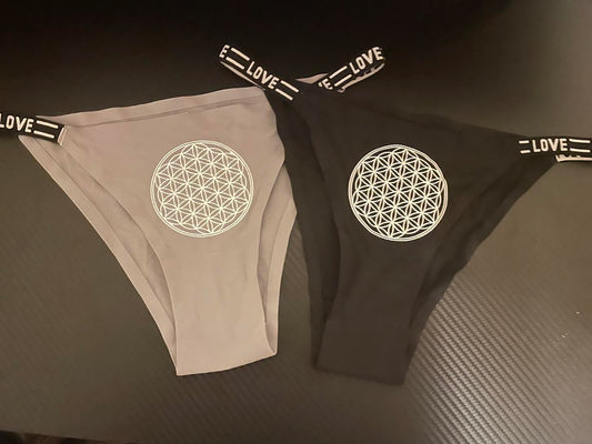 "LOVE" - CRYSTAL INFUSED PANTIES