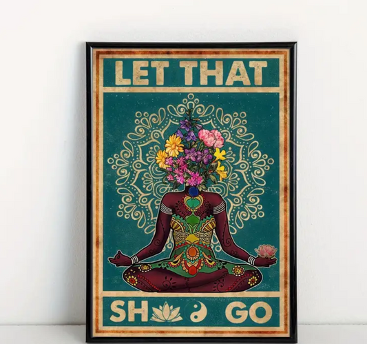 Let It Go - Canvas w/ Frame 18" x 12"