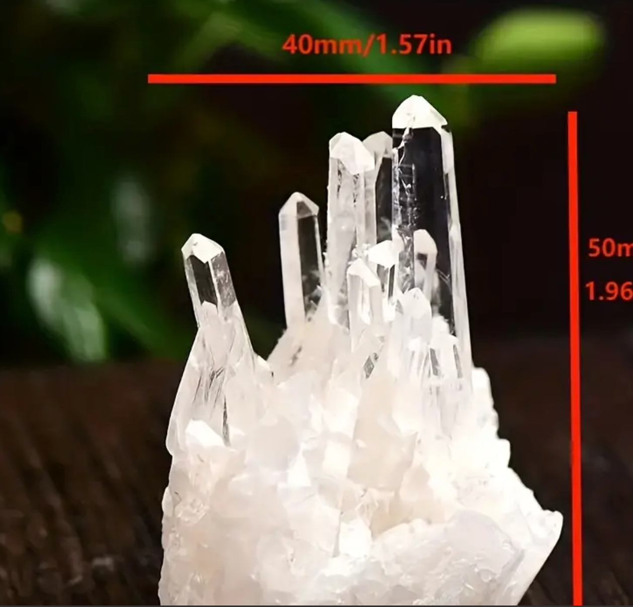 1pc Natural Crystal Cluster  50g-80g