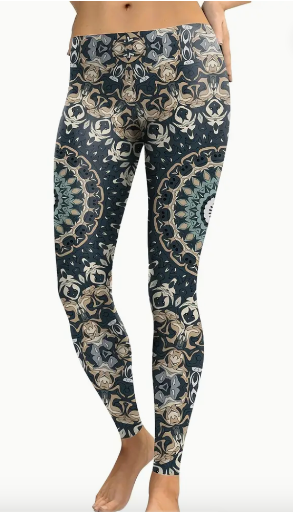 Mandala Graphic Yoga Leggings