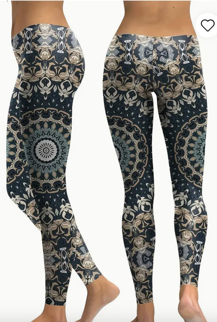 Mandala Graphic Yoga Leggings